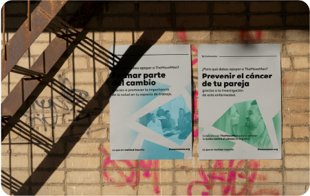 Cartelería creada por Birdcom para The Move Men